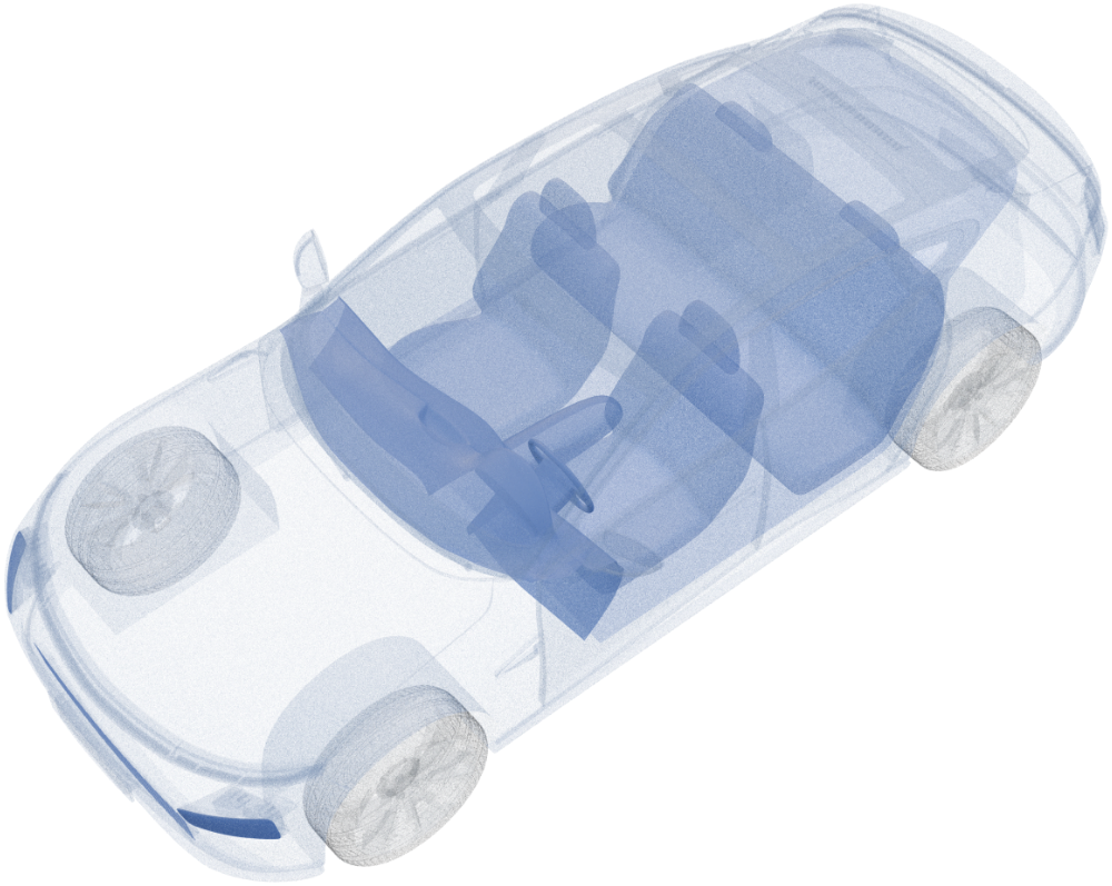 車の3D画像